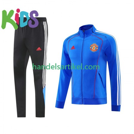 Manchester United Kinder Blau Trainingsanzüge 2025/26